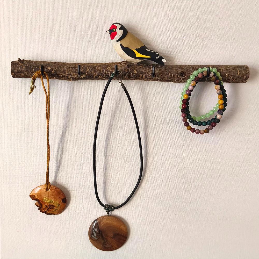 Oiseau Branche Chardonneret élégant porte bijoux