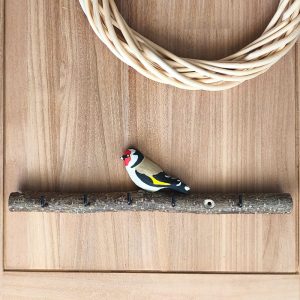 Oiseau Branche Chardonneret élégant vue d'ensemble