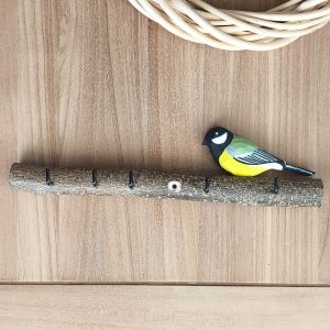 Oiseau Branche Mésange charbonnière 1 vue d'ensemble