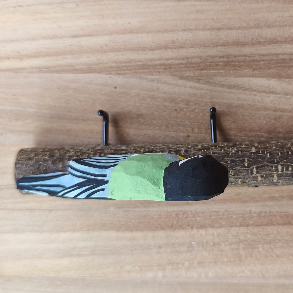 Oiseau Branche Mésange charbonnière 1