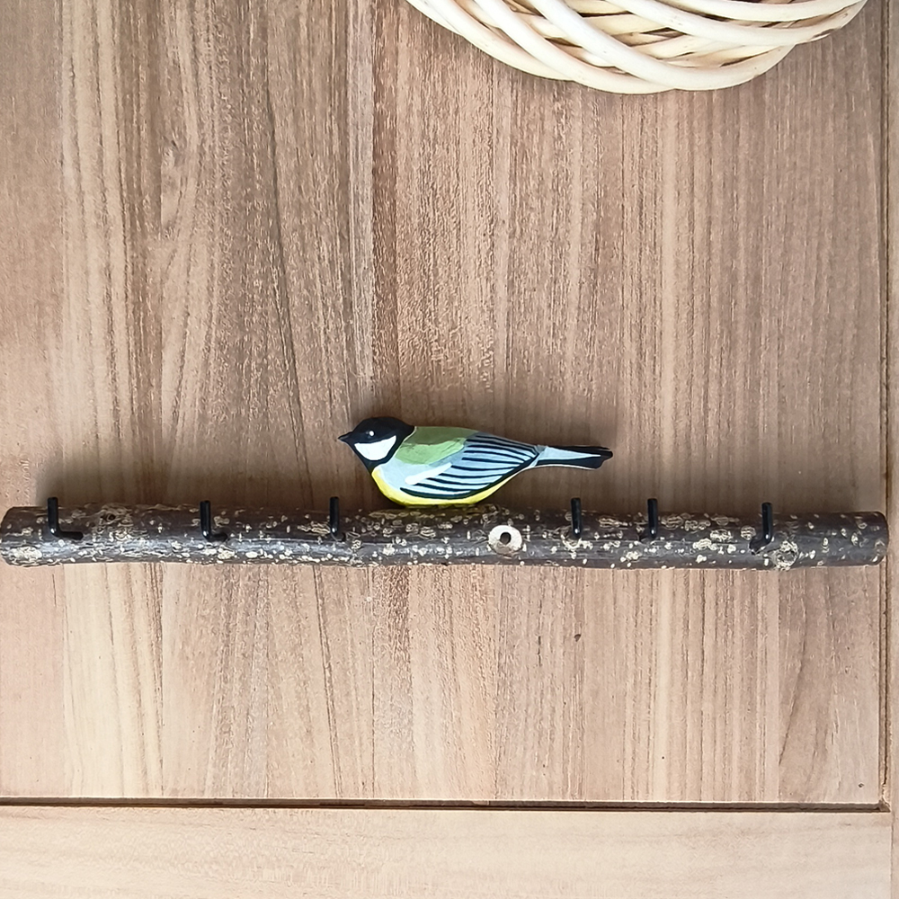 Oiseau Branche Mésange charbonnière 2