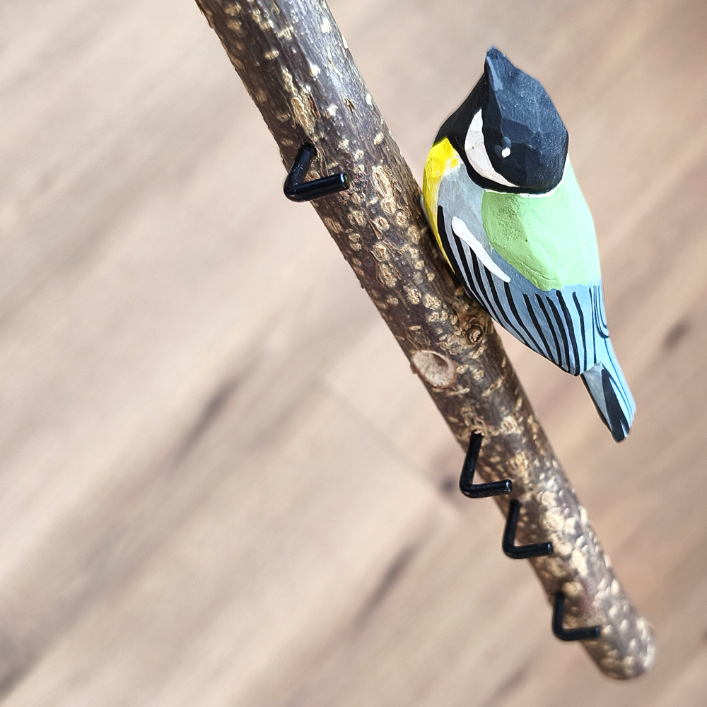 Oiseau Branche Mésange charbonnière 2