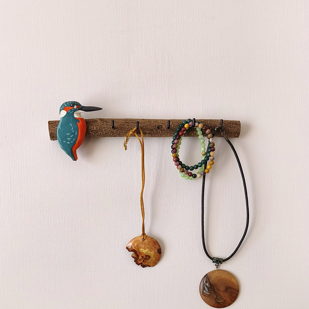 Oiseau Branche Martin pêcheur porte bijoux