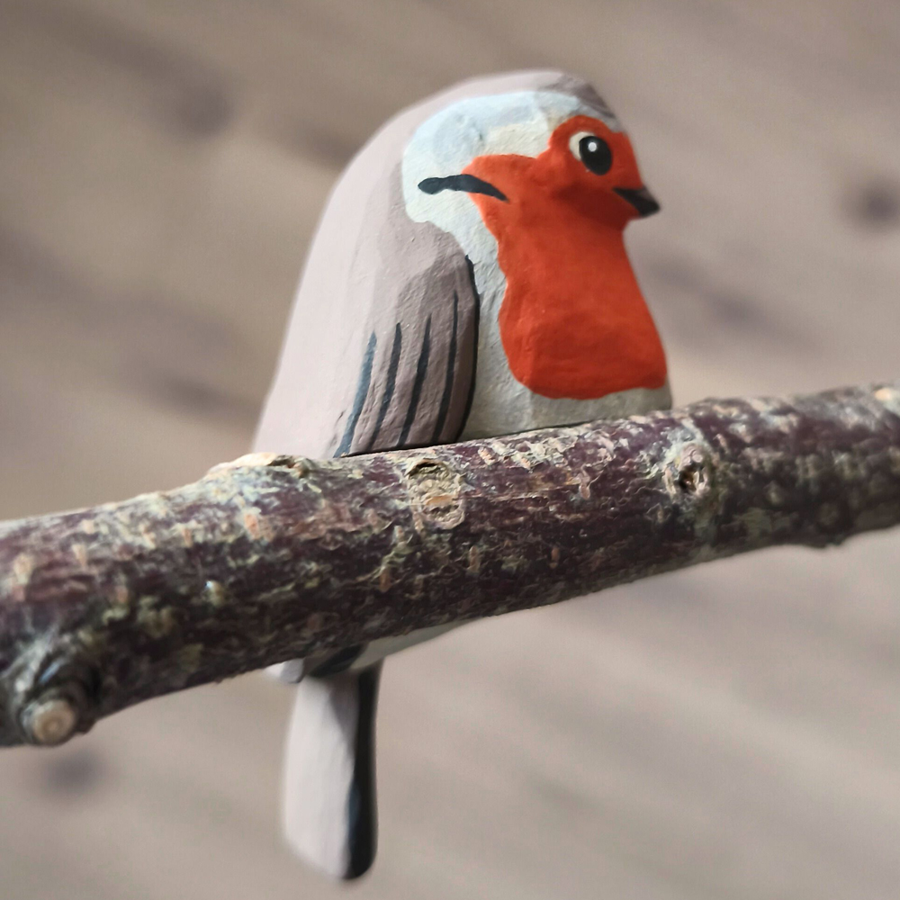 Oiseau Branche Rouge gorge