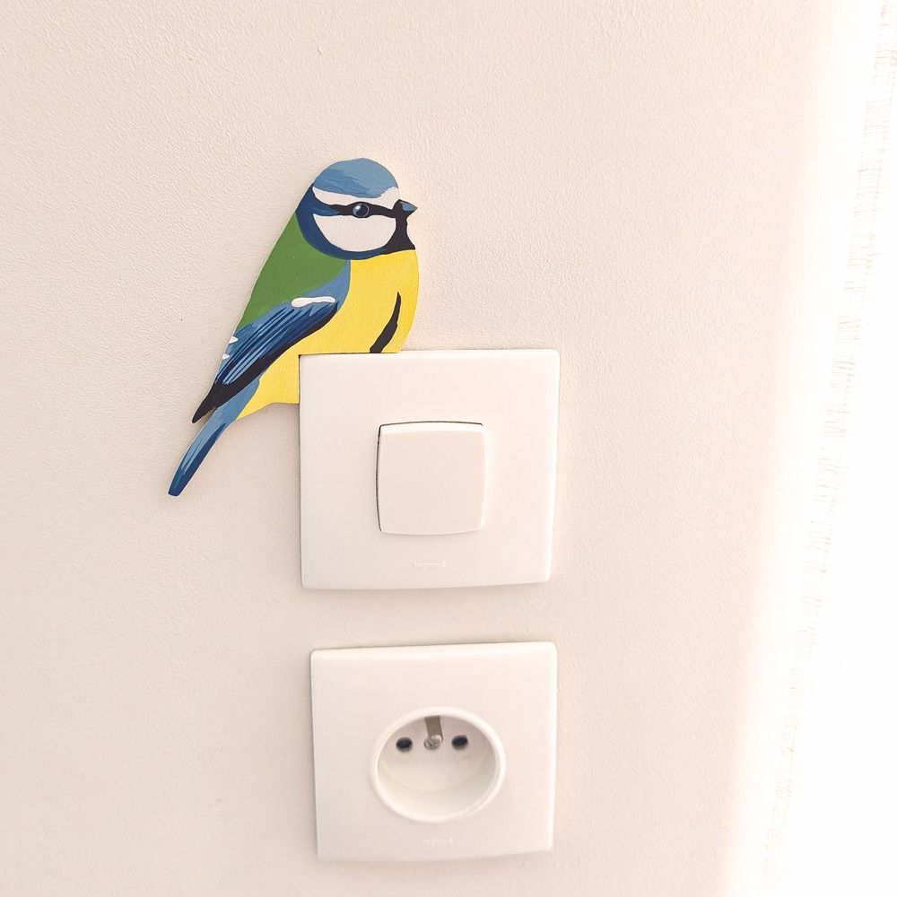 Oiseau Chez Soi Mésange bleue